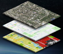 layers of digital map