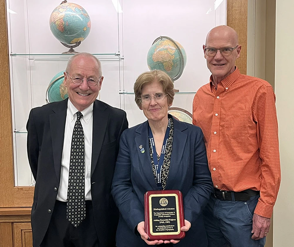Geoff Hewlings, Aisling Reynolds-Feighan and Bruce Rhoads.
